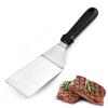 Hand-Clawed Stainless Steel Teppanyaki Spatula for Pancakes, Pizza, and Steak Cooking