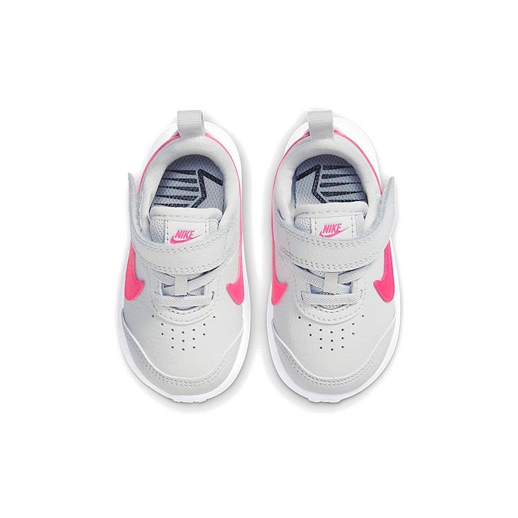 (TD) Nike Varsity Leather 'Gray White Pink' Baby CN9397-002