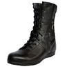 Safety Shoes for High Places and On Long with JIS T8101 L Type Passed Cm [Donkel] Campus, Shoes, Zipper, Leather, (C Type), Desome, Men's, Black, 27.0