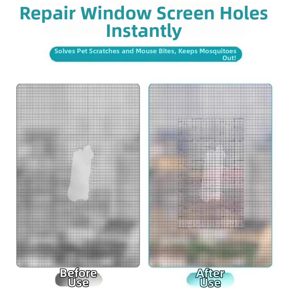 Waterproof Window Screen Repair Tape Insect Proof Anti-mosquito Mesh Mosquito Net