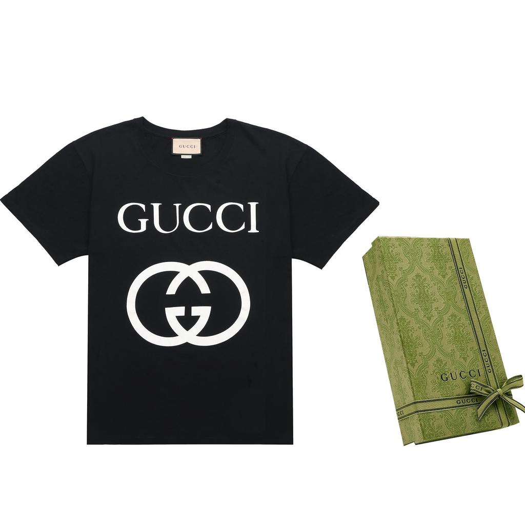 Gucci Футболка с принтом Interlocking Gg 493117-X3Q35-1289