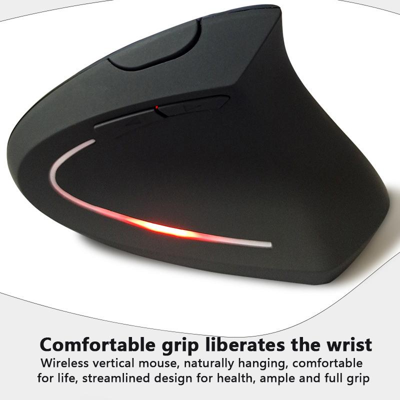 Vertical Mouse Ergonomic 2.4Ghz Wireless Optical Mice 3 Adjustable 6 Buttons For Laptop Pc Computer Desktop