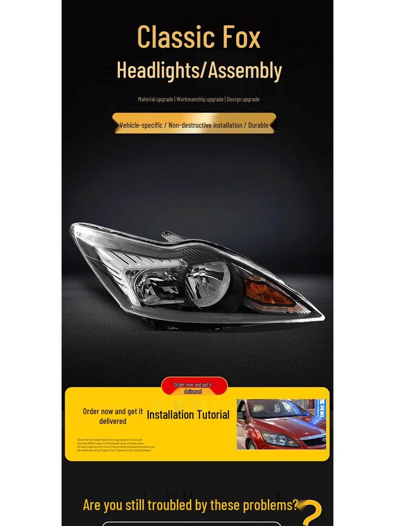 Оригинальная сборка фары для моделей Ford Focus Classic 2009/2010/2011/2013 гг.