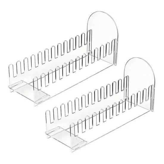 1/2/3 шт. 12-уровневая подставка для поздравительных открыток, акриловая стойка для открыток, держатель для хранения закладок для настольной столешницы на прилавке магазина