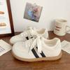 Versatile Chic Niche Korean Version of Student Sports Little White Shoes Women's 2025 Spring New Ugly Cute Round Head German Training Board Shoes