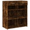 VidaXL Buffet chêne fumé 80x42,5x93 cm bois d'ingénierie, armoire, armoire latérale, armoire de rangement, armoire, placard, 3281480