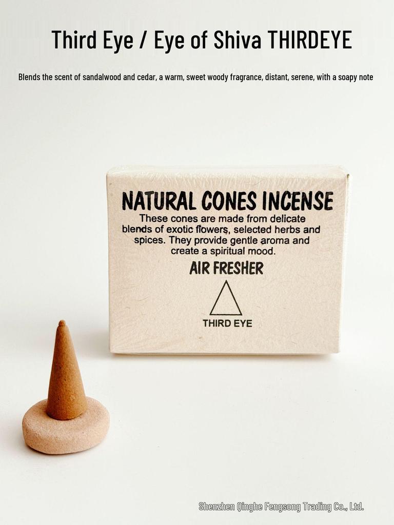 Lotus Tower Genuine Indian Handmade Aromatherapy Cone Incense - Natural Ingredients to Purify & Calm the Mind