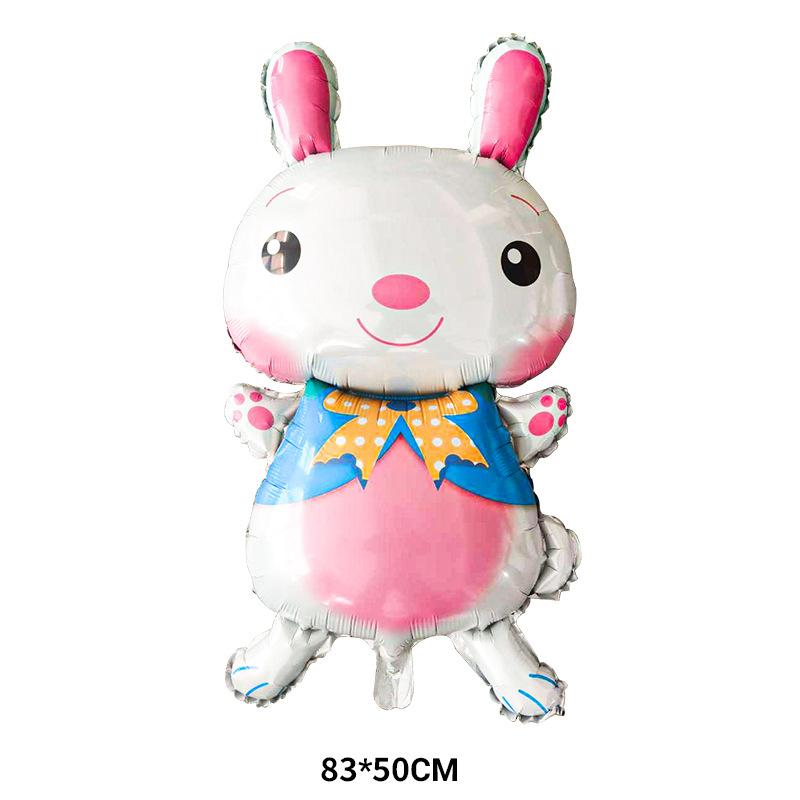 Aluminum Film Balloon Easter Egg Rabbit Chick Modeling Easter Party Decoration Arrangement Special-Shaped Balloon