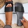 New Large Size Women's Shoes Flat Sandals Simple and Versatile Sandals Women Wear Slippers Women