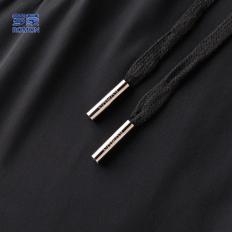 ROMON Men's Ice Silk Tapered Cropped Casual Pants