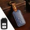 Натуральная кожа Чехол-футляр для ключа автомобиля для Honda Fit Civic Accord CRV Pilot Защита ключей