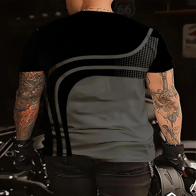 Men's Fashion Short Sleeved T-shirt Solid Color Regular Edition Round Neck Summer Casual Top Comfortable Fabric Modern Casual Style