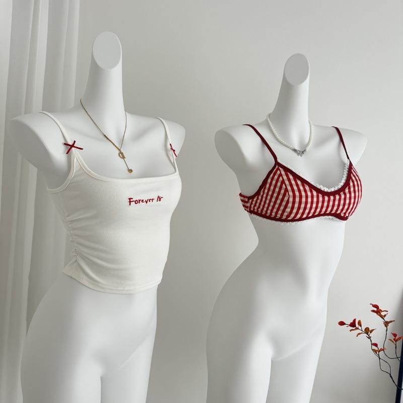 Лето 2000-х годов, верхняя одежда, кружевной клетчатый корсет, жилет из двух предметов, популярные девушки, сладкий, пряный, тонкий укороченный топ Y2k, повседневная корейская модная майка, шикарная