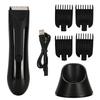 Cordless Hair Clippers for Men LED Display USB Rechargeable Hair Trimmer Barber Clipper with 4 Guide Combs
