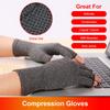1 пара компрессионных перчаток, перчатки на половину пальцев, противоскользящие защитные приспособления для рук