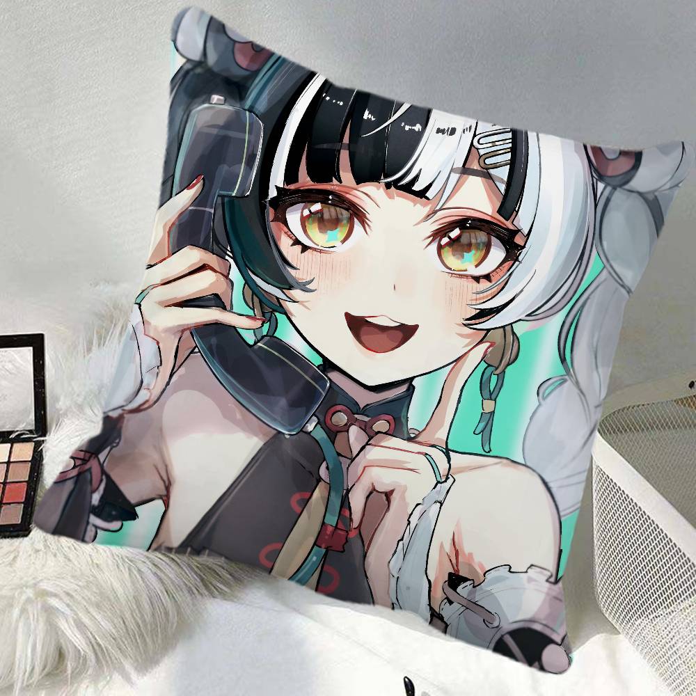 Zenless Zone Zero Dialyn Game Pillow Case Square Pillow Bedroom Sofa Leisure Comfort Cushion Car Home Decoration