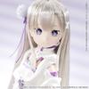 Azone International Масштаб 1/6 Серия персонажей Pureneemo 143 "Re:ZERO -Начало жизни в другом мире-" Эмилия, примерно 26 см в высоту, мягкий винил