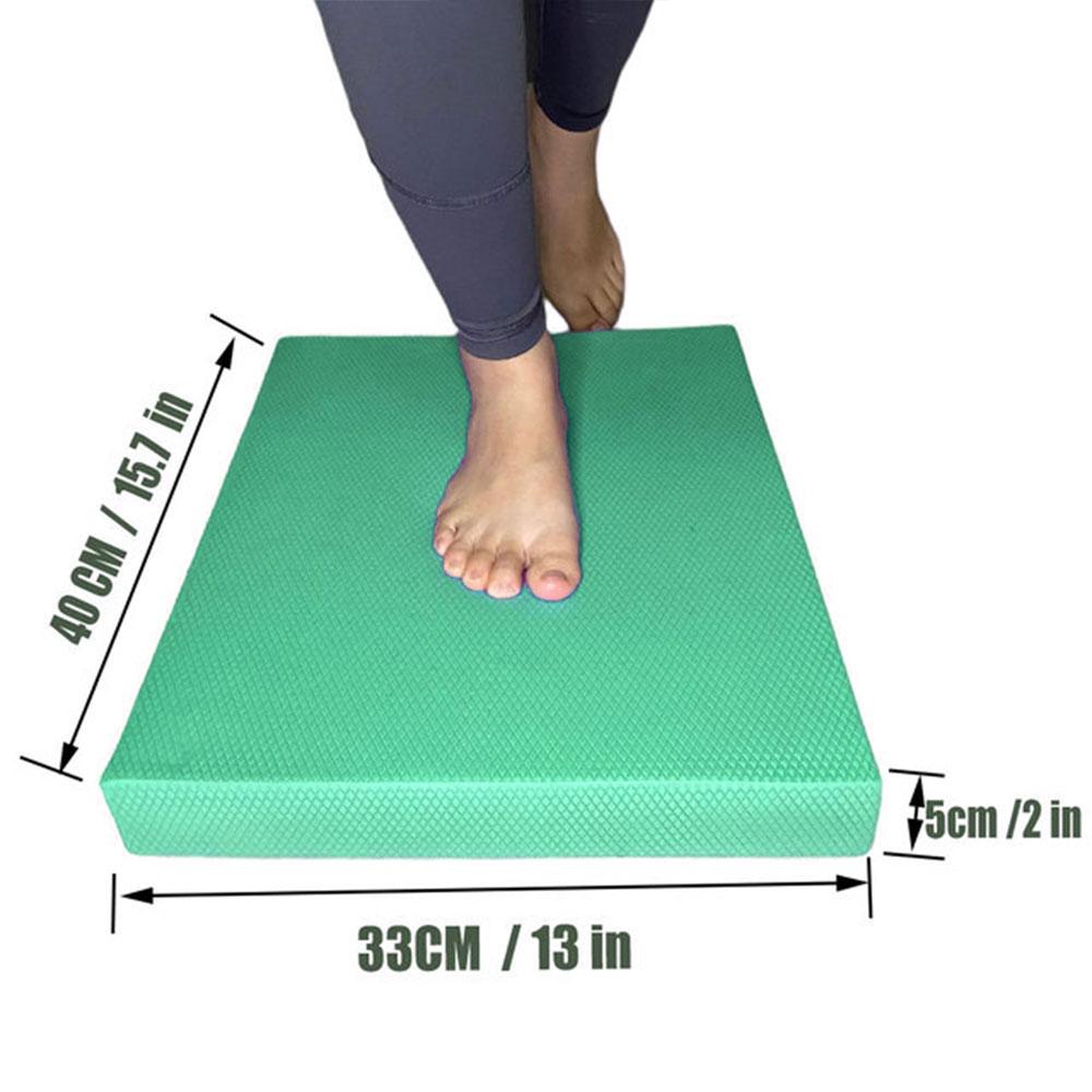 Soft Balance Pad TPE Yoga Mat Foam Exercise Pad Thick Balance Cushion Fitness Yoga Pilates Balance Board for Physical Therapy
