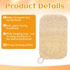 6 PCS Natural Loofah Dish Sponge,2.3 * 4,3 Inches Loofah Kitchen Sponge,Eco Sponges Kitchen,Natural Sponges for Dishes,No Damage Tableware