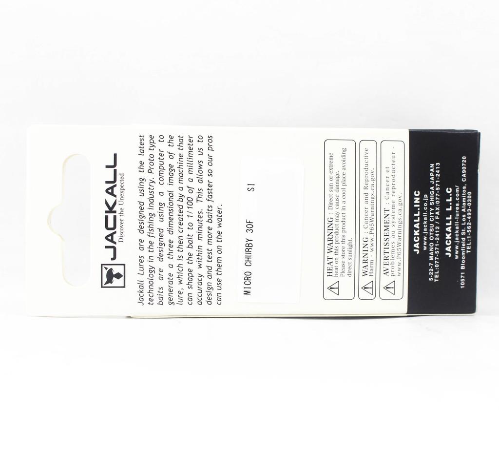 Jackall Толстый Микро 30F Плавающий Воблер RT Металлический Мух (1821 г.)