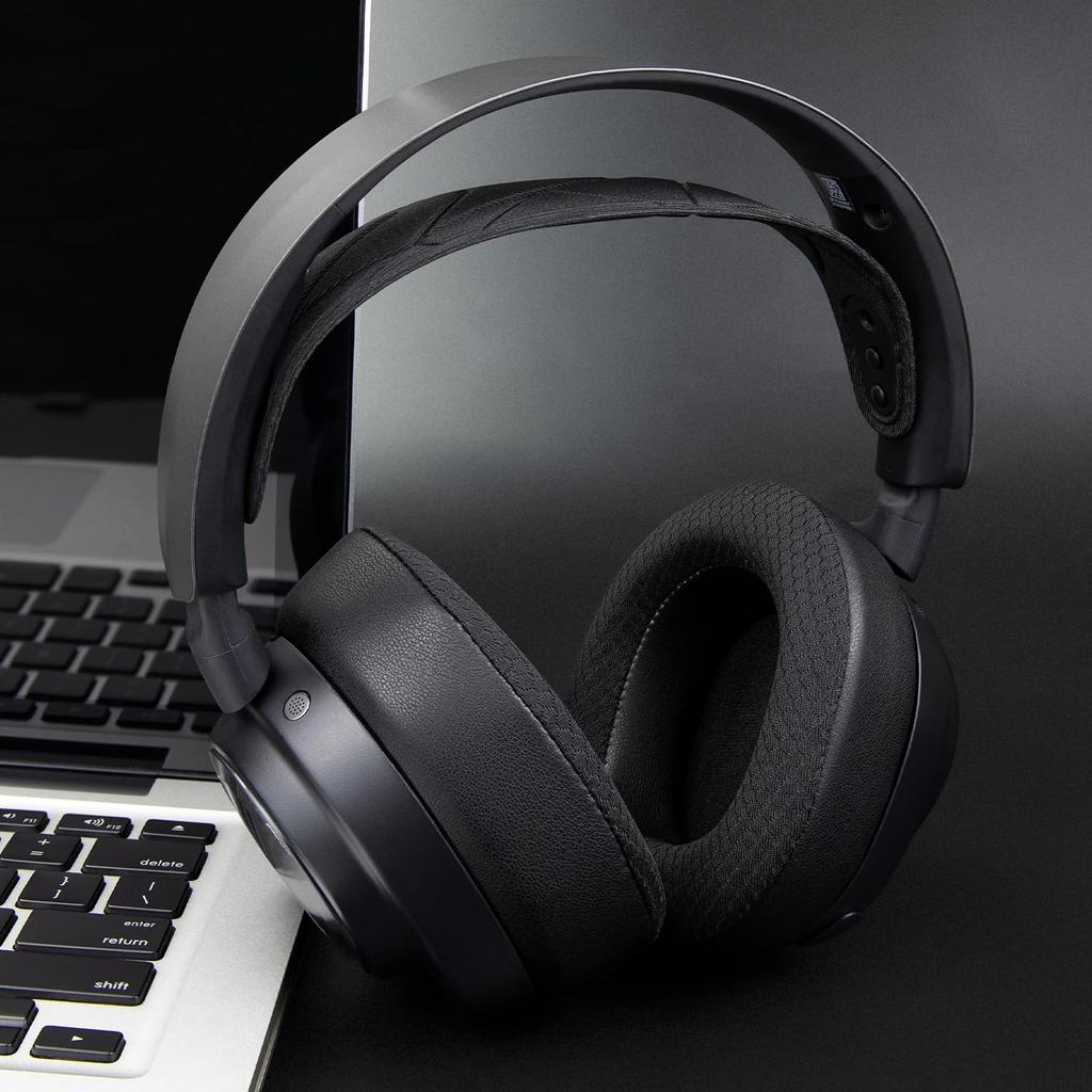 SOULWIT Амбушюры Подушки для ушей для Steelseries Arctis Nova Pro Wireless Совместимые Сменные Подушки Шумоизоляционные Поролоновые Сменные Амбушюры Прочные