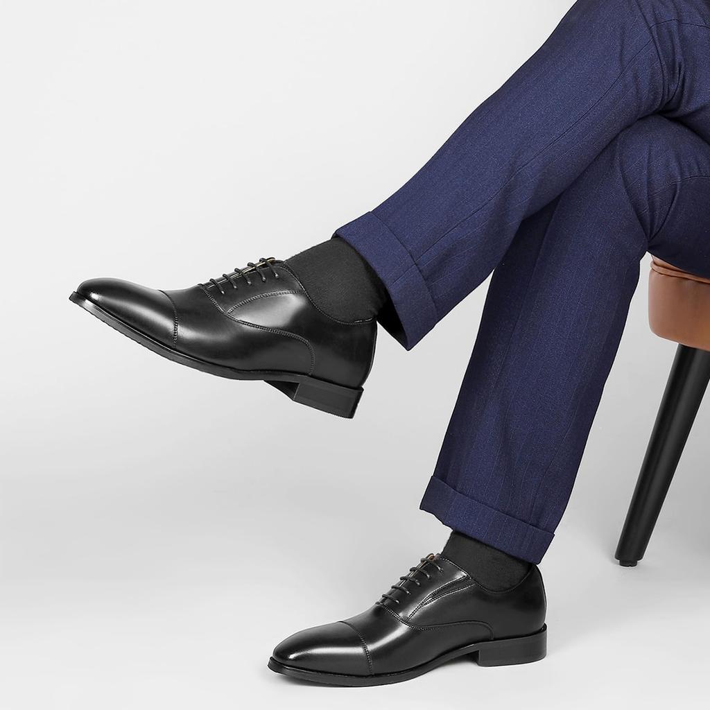 Business Leather Dress Straight Genuine Inner Lightweight and [Foxsense] Shoes, Shoes, Men's Shoes, Tip, High-end Gentleman's Shoes, Leather, Wing,