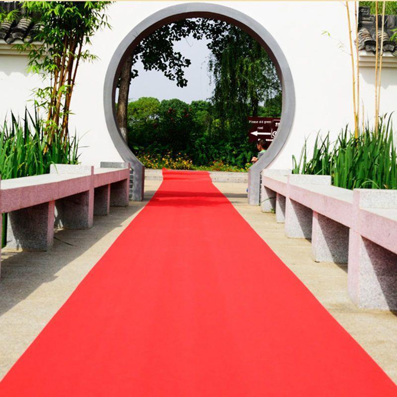 Red Carpet Wedding Reception Stage: Thickened Waterproof Non-slip Stair Carpet