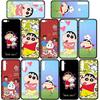 Для iPhone 16 15 Xiaomi Redmi Note 14 13 12 11 Pro Max X 8 16e Samsung Galaxy S25 S24 S23 Moto OPPO Huawei забавный чехол для телефона Crayon Shin Chan Shinchan