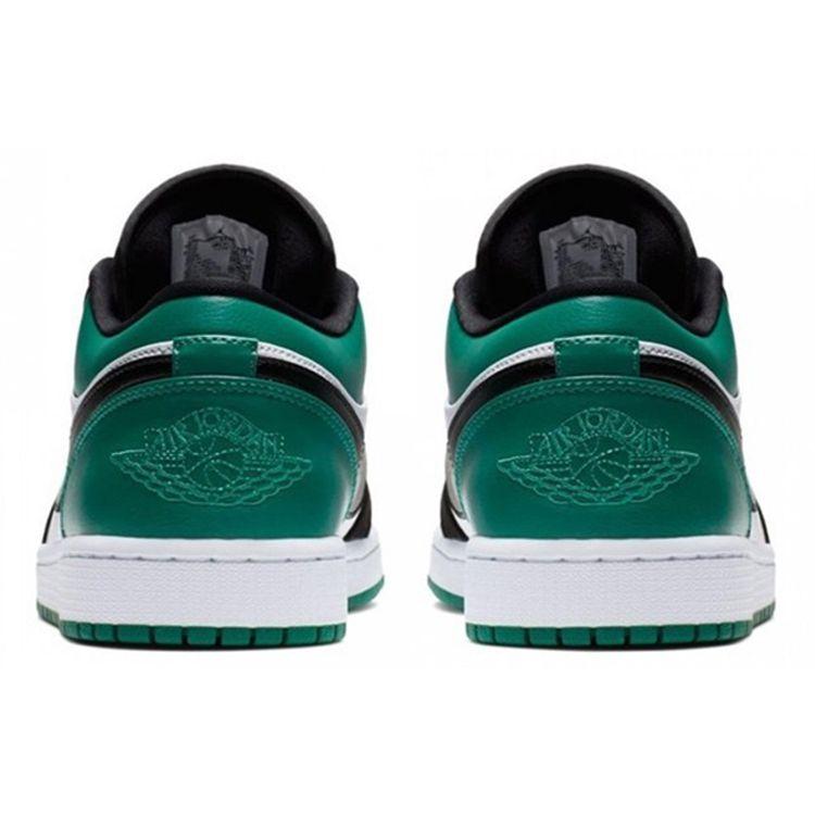Кроссовки Air Jordan 1 Low Mystic Green Unisex White Black-Mystic-Green 553558-113