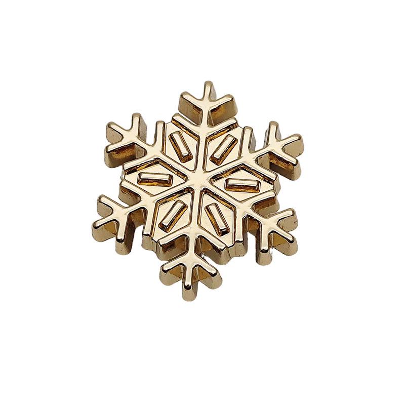 2024 Золотая металлическая пряжка для обуви в виде цветка Аксессуары для DIY и торговых центров