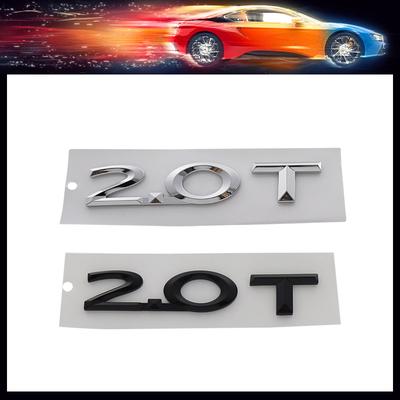 3D Премиум 2.0T 2.0 T Буквы для крыла автомобиля, багажника, заднего капота, наклейка, эмблема, значок