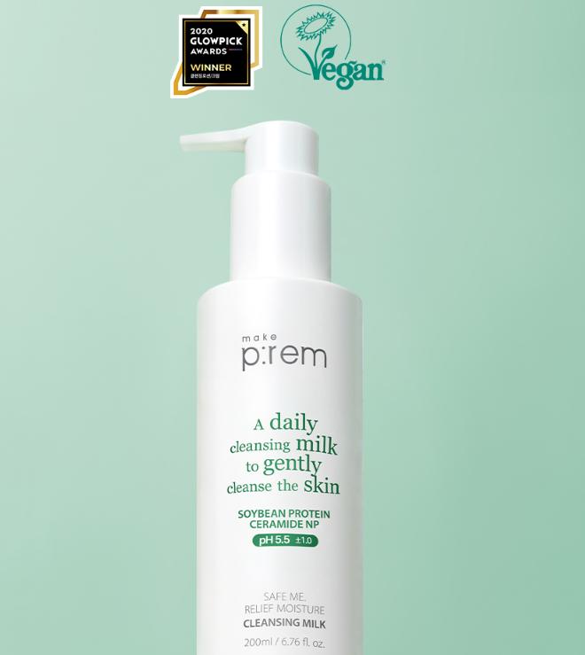 Make P:REM Safe Me Relief Очищающее молочко для увлажнения 200 мл