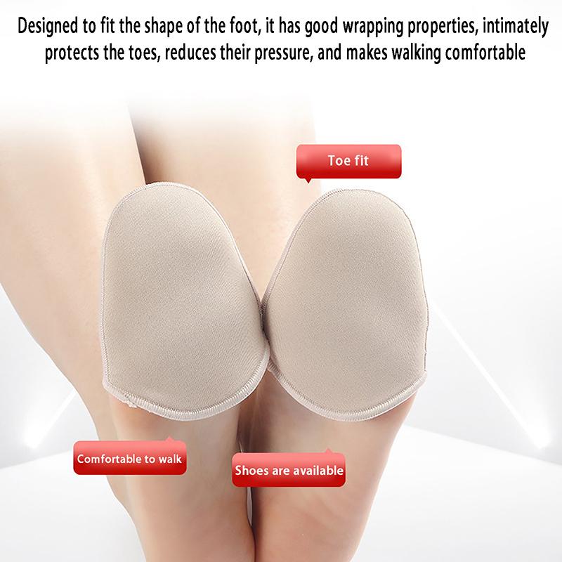 1Pair Toe Protector Pointe Toe Cap Cover For Toes Soft Pads Protectors For Ballet Shoes Feet Care Tools