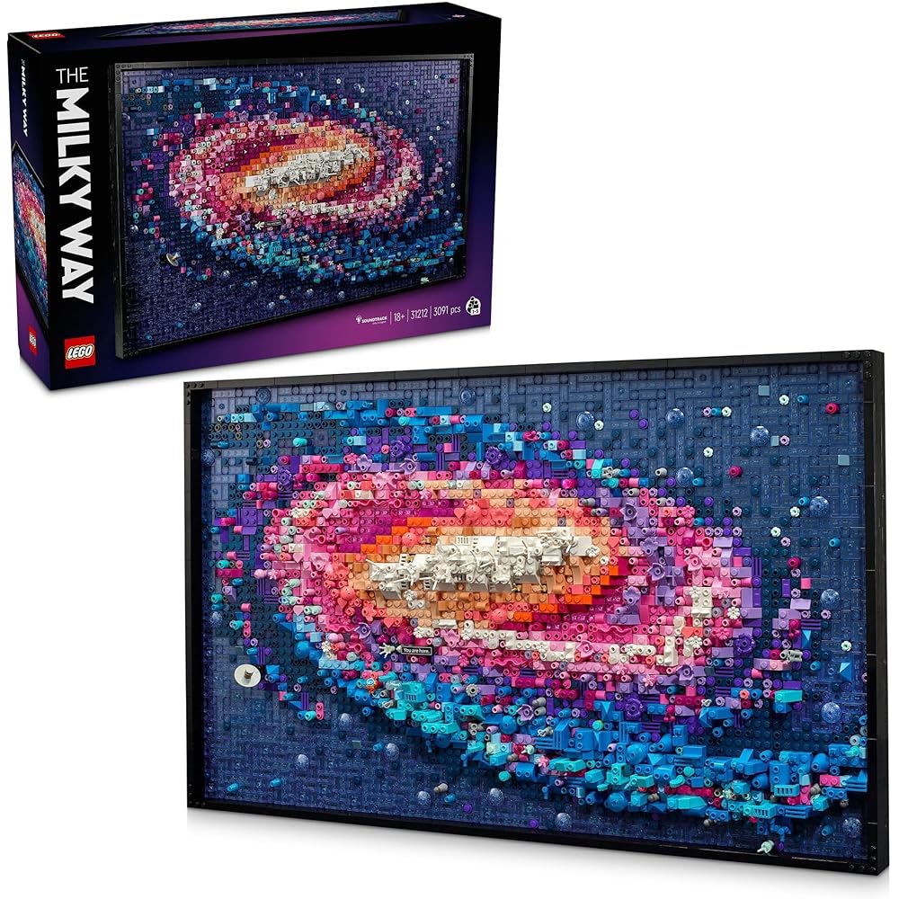 LEGO Art Звездная Галактика Набор для сборки 31212 Декоративная игрушка для интерьера дома Подарок для мужчин и женщин