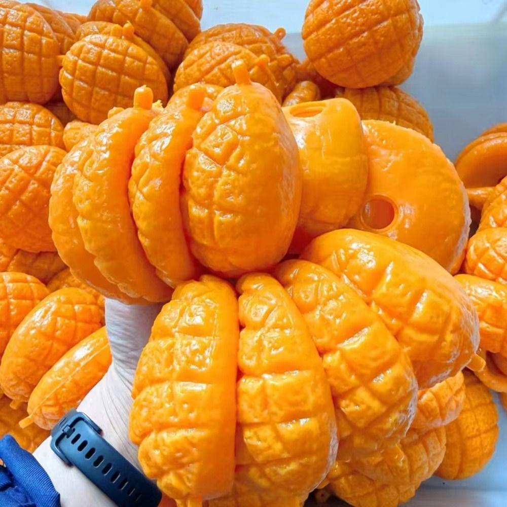 Soft TPR DIY Pressure Ball Kit Pineapple Bun Handmade Ball Skin Craft Making Accessory