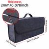 Car Felt Storage Box Car Storage Bag Enlarged And Thickened Soft Felt Storage Box Household Storage Box Storage Box Gray/Black