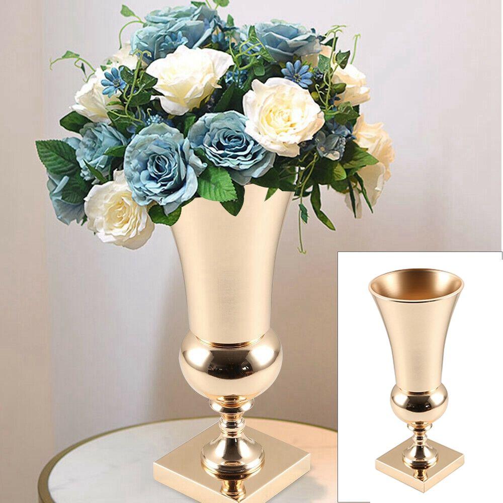43cm Large Centrepiece Iron Home Decorative Table Decor Flower Vase Wedding