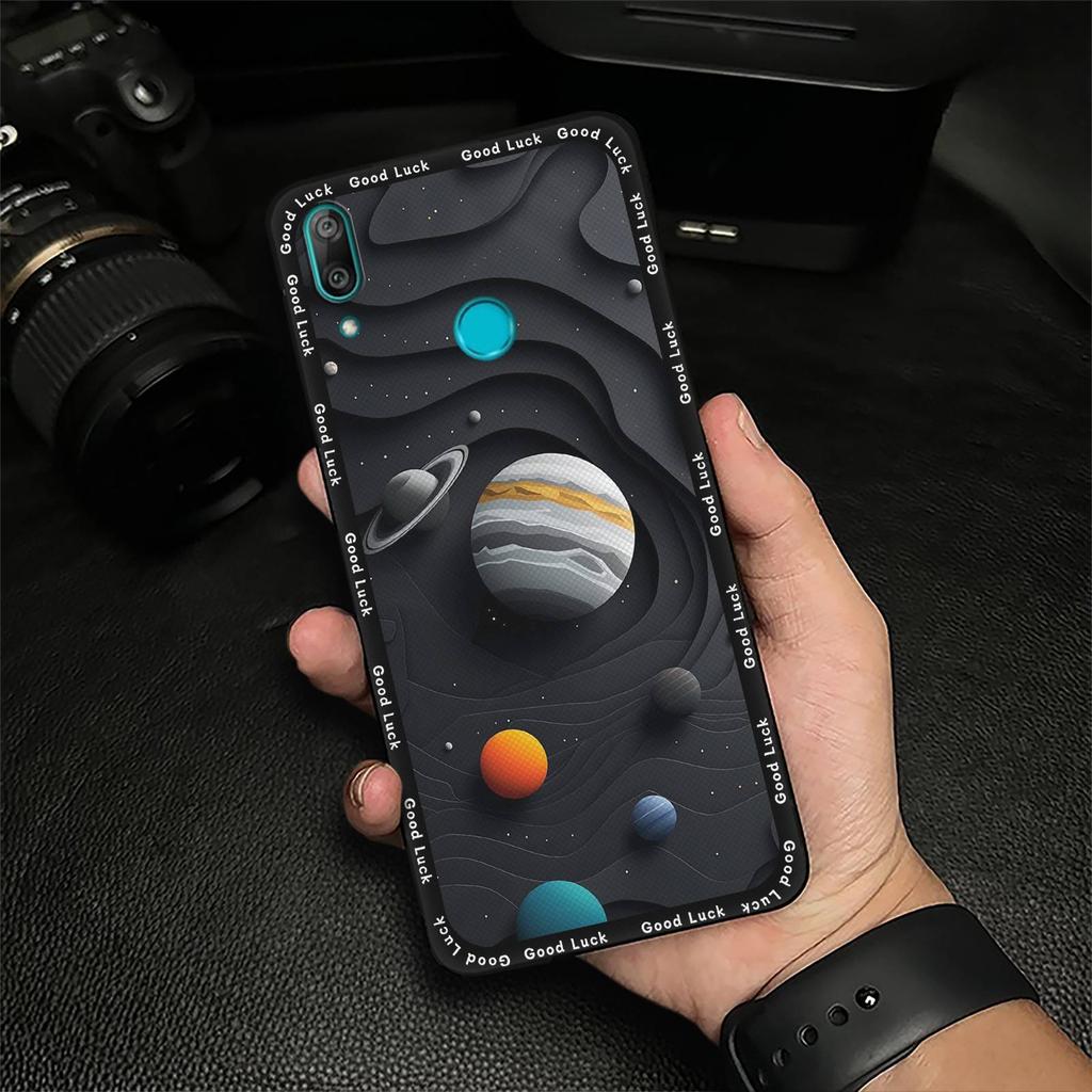 Модный защитный чехол для телефона Huawei Y7 2019/Y7 Prime 2019, грязеотталкивающий, пыленепроницаемый, силиконовый, противоударный, милый