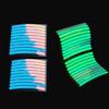 20Pcs Car Wheel Hub Sticker High Reflective Stripe Tape Luminous Warning Sticker