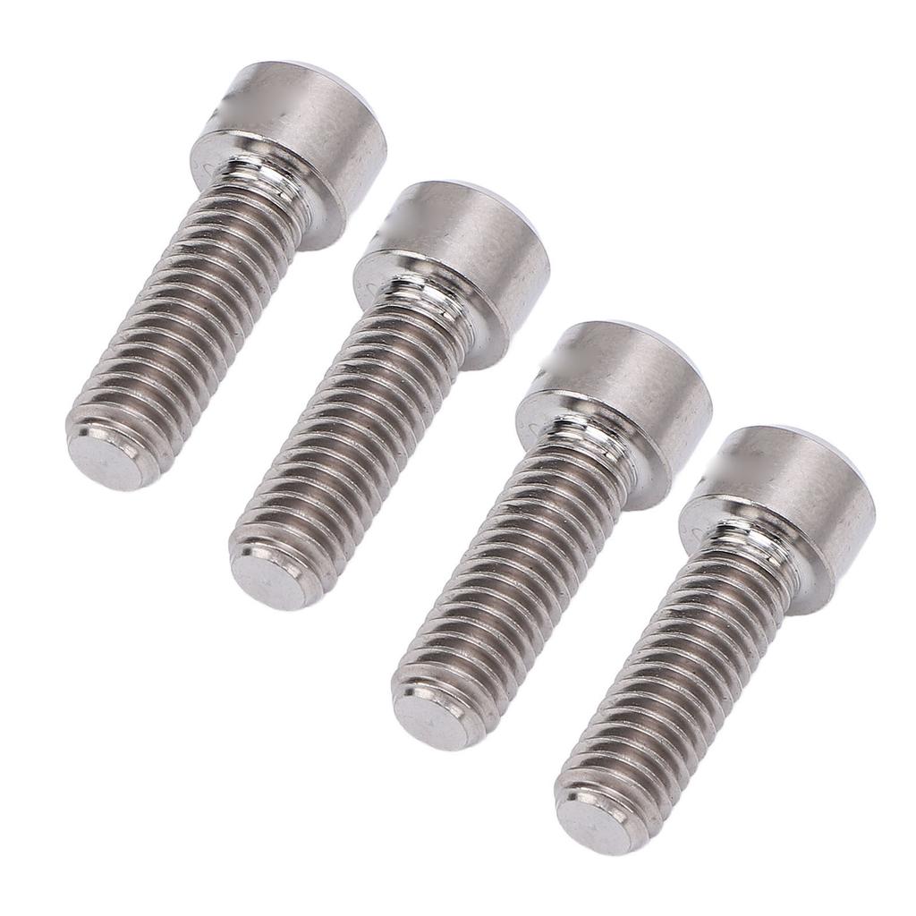 4 шт. Винты для дискового тормоза, суппорт для горного велосипеда, принадлежности для велоспорта, сплав титана M6x18 мм, цвет титана
