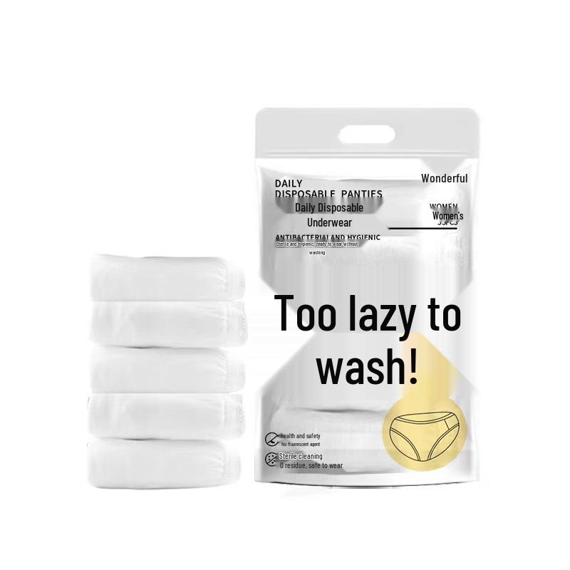 Одноразовые мужские боксеры-брифы Miao Ke: Не требующее стирки, готовое к путешествию нижнее белье