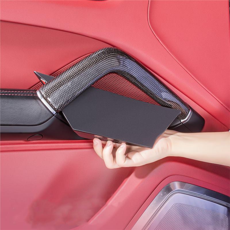 AABKV1 For Porsche Cayenne Macan Car Door Handle Storage Box Front Rear Door Organizer Keys Phone Holder LHD Auto Interior Accessories