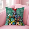 Fashion DDADA DDEVIL DEVILS Cushion Cover Pillowcase Short Plush Invisible zipper Room Sofa Cushion Cover