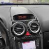 Наклейка из настоящего мягкого углеродного волокна для Opel Corsa 2007 2008 2009 2010 2011 2012 2013 2014, накладка на центральную консоль автомобиля, воздуховод, экран времени