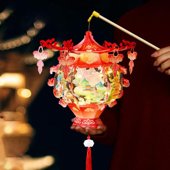 Yousheng китайский Новый год DIY фонарь комплект ручной старинный стиль фонарь дети DIY поделки для весеннего фестиваля день рождения детский душ свадьба