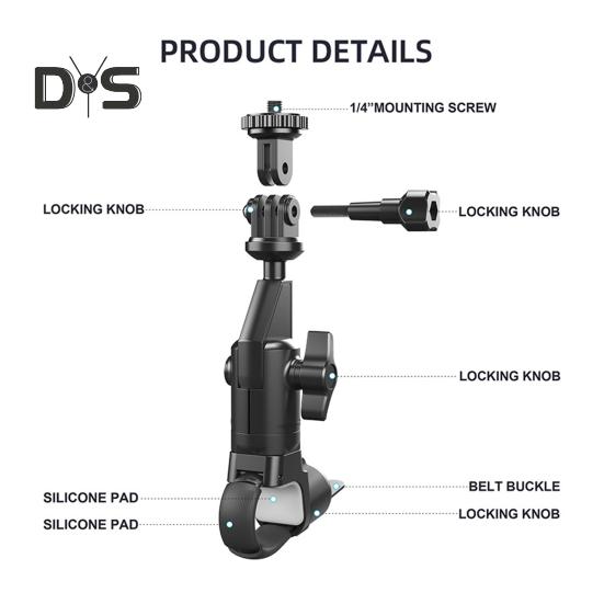 Крепление для экшн-камеры на руль велосипеда Insta 360 X2 X3 X4, вращающееся на 360 градусов, держатель для спортивной камеры на руль мотоцикла и велосипеда
