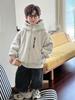 Fairy Tale Memory Boys' Winter Coat 2025: Fashionable Fuzzy Thickened Warm Sweater for Boys' Autumn/Winter.