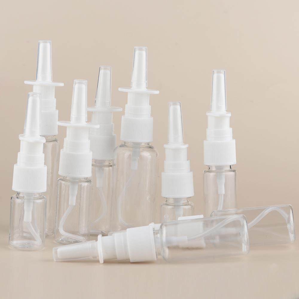 Health Mist Nose Sprayer Empty Plastic Bottles Medical Packaging Nasal Spray Pump