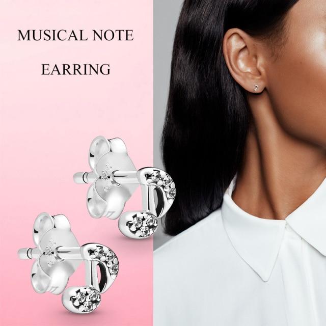 925 Серебряные серьги-гвоздики Женские модные серьги-гвоздики Ювелирные изделия