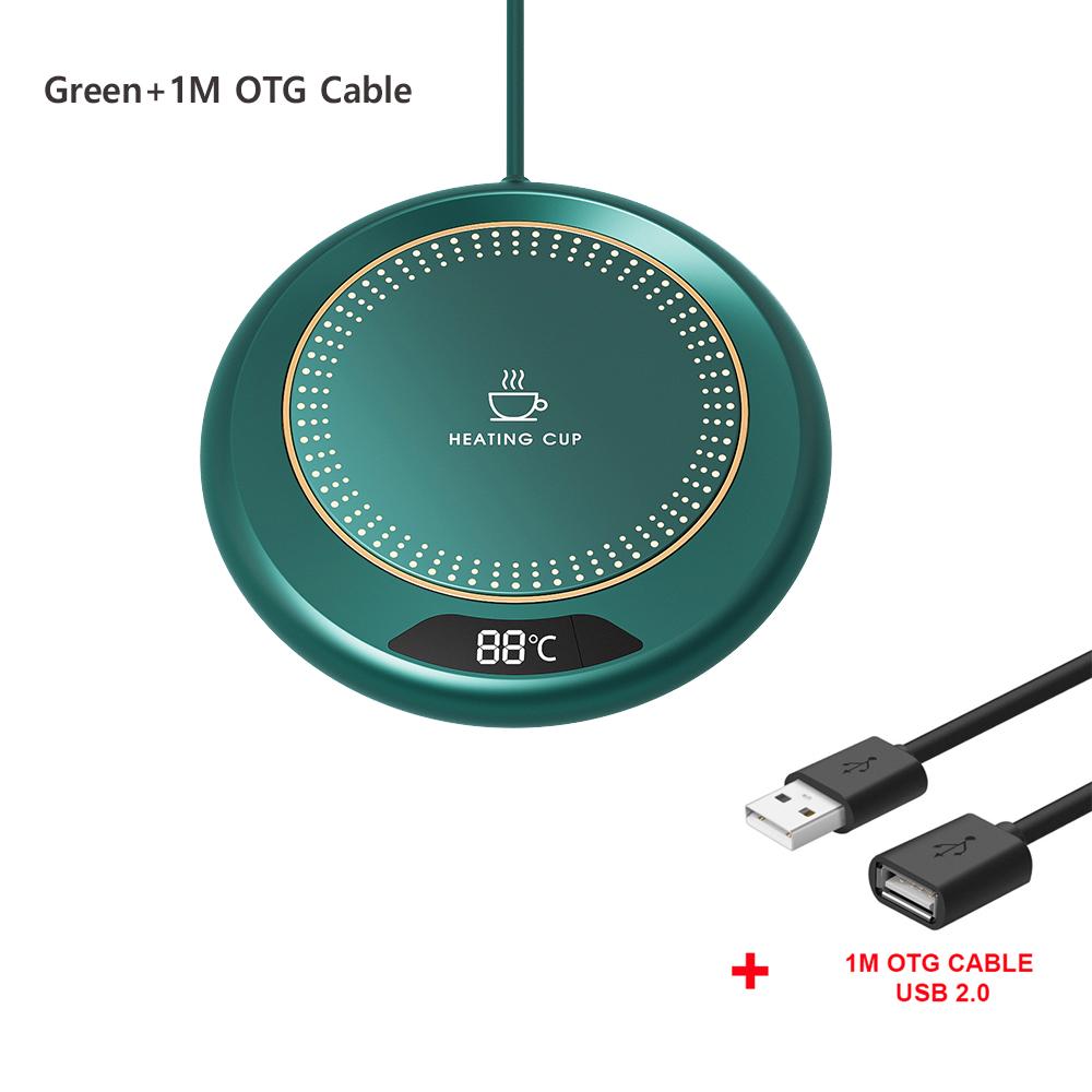 1 шт. Подогреватель для кружек USB, электрический нагреватель для кофе, молока, чая, воды, термостатические подставки, подогреватель для кружек для домашнего офиса
